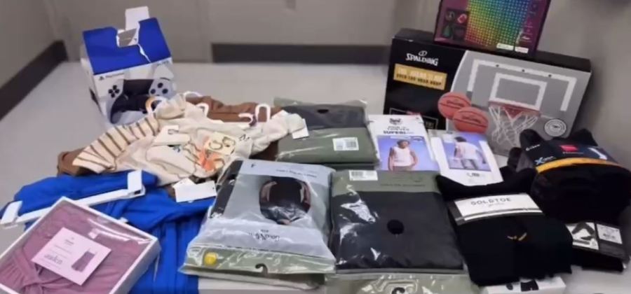 A family of three was arrested for retail theft after ransacking a Target store in Upland on April 16, 2025. (Upland Police Department)