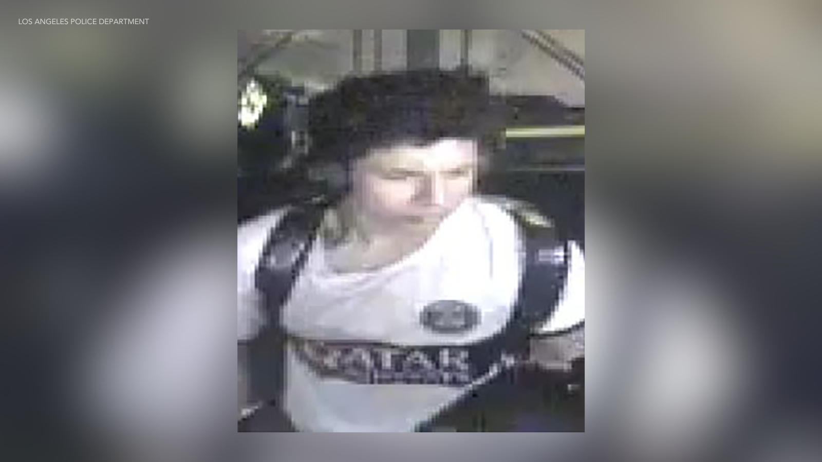 Los Angeles police released security images from an April 12, 2025 sexual assault on a Metro bus in East Hollywood. (Los Angeles Police Department)