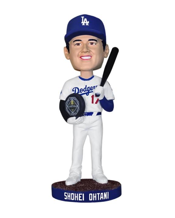 The first Shohei Ohtani bobblehead to be released at Dodger Stadium on April 2, 2025. (Los Angeles Dodgers)