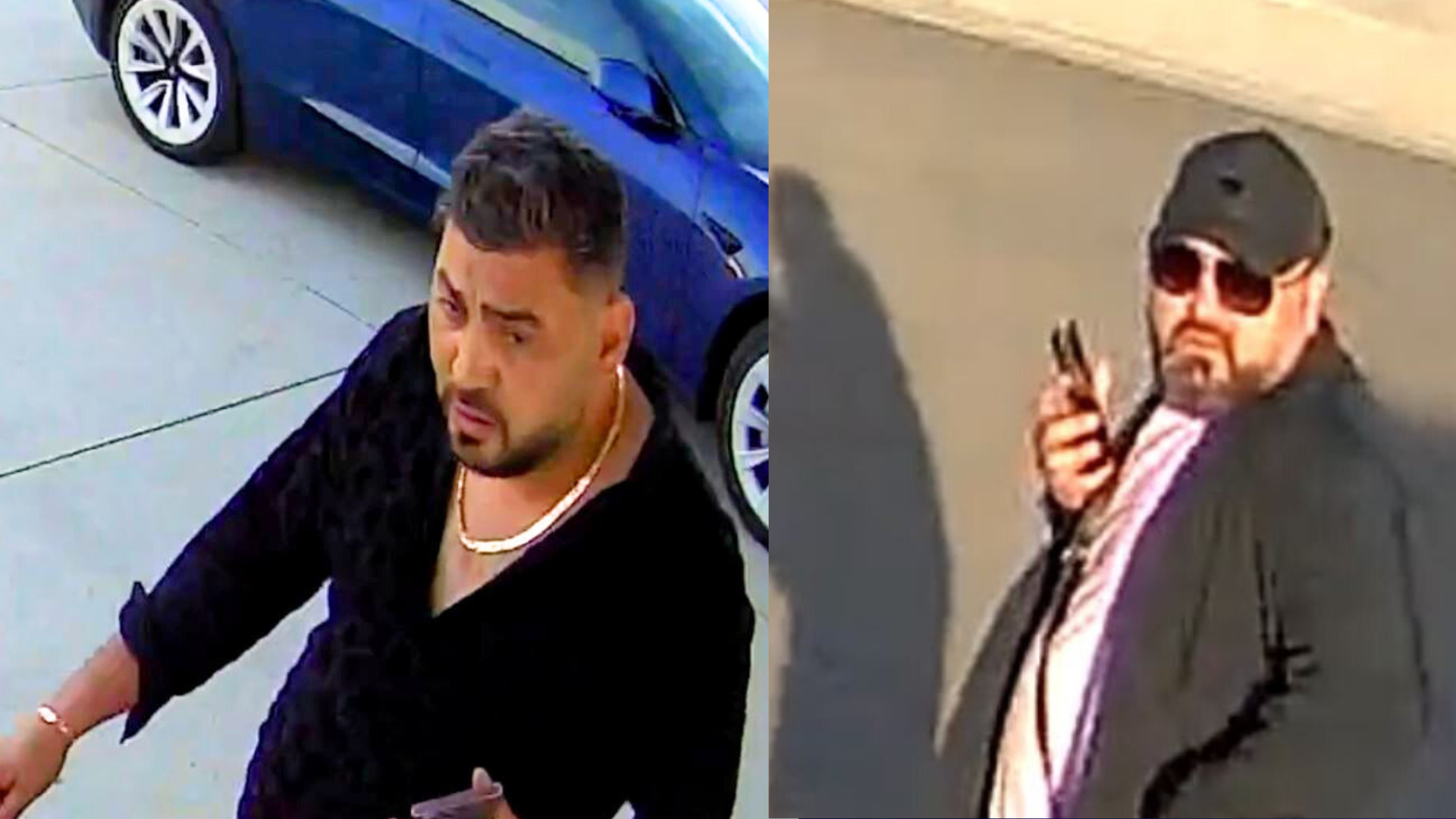 Surveillance cameras captured two male burglary suspects breaking into an Anaheim home and stealing over $11,000 in cash on March 22, 2025. (Anaheim Police Department)