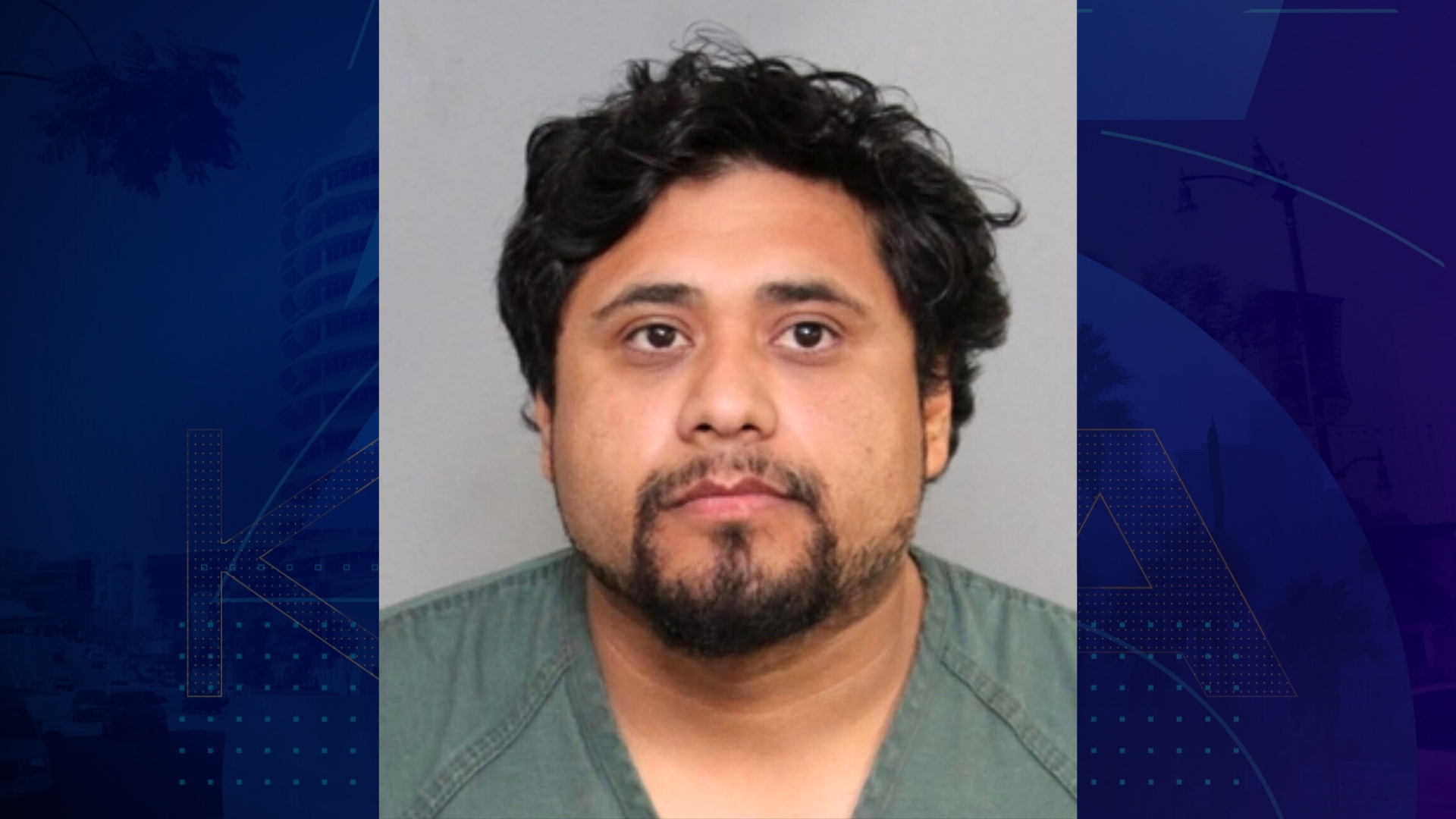 Luis Manuel Partida, 38, of Santa Ana, is seen in a booking photo from the Santa Ana Police Department.
