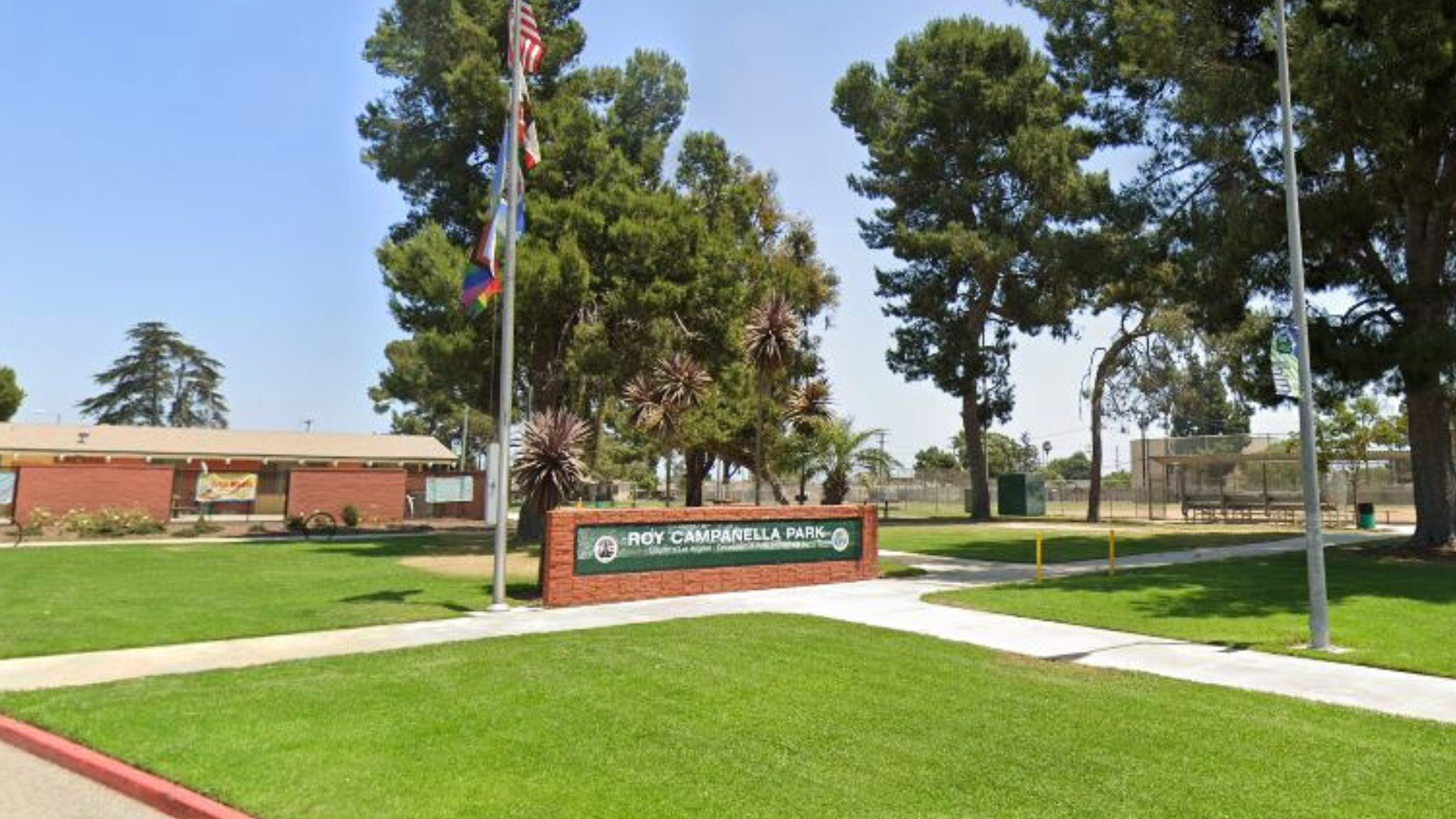 Roy Campanella Park is located at 14812 Stanford Avenue in Compton, California. (Google Maps)