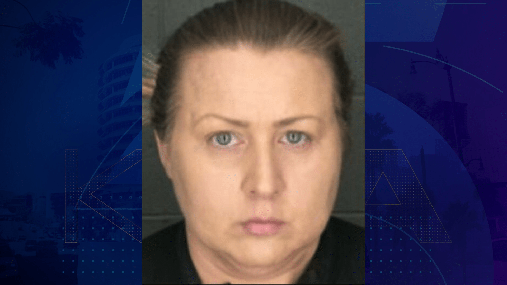 Rachel Sandoval, 40, of San Bernardino, is seen in a booking photo from the Fontana Sheriff's Station.