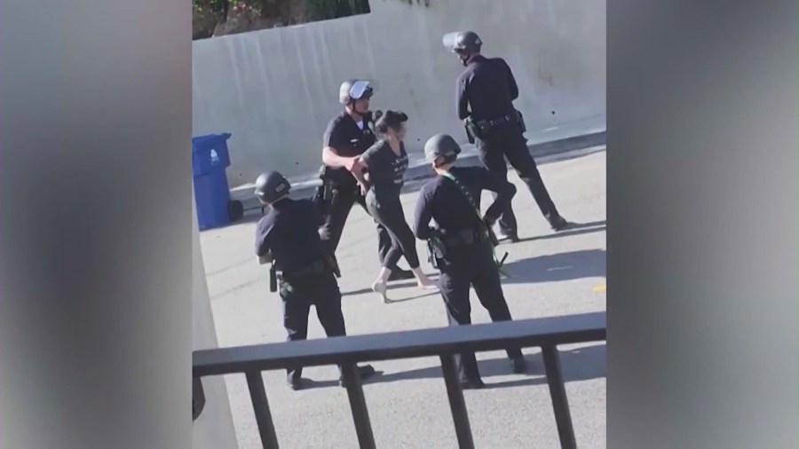 Jillian Shriner was taken into custody by Los Angeles police on April 8, 2025. (Los Angeles Police Department)