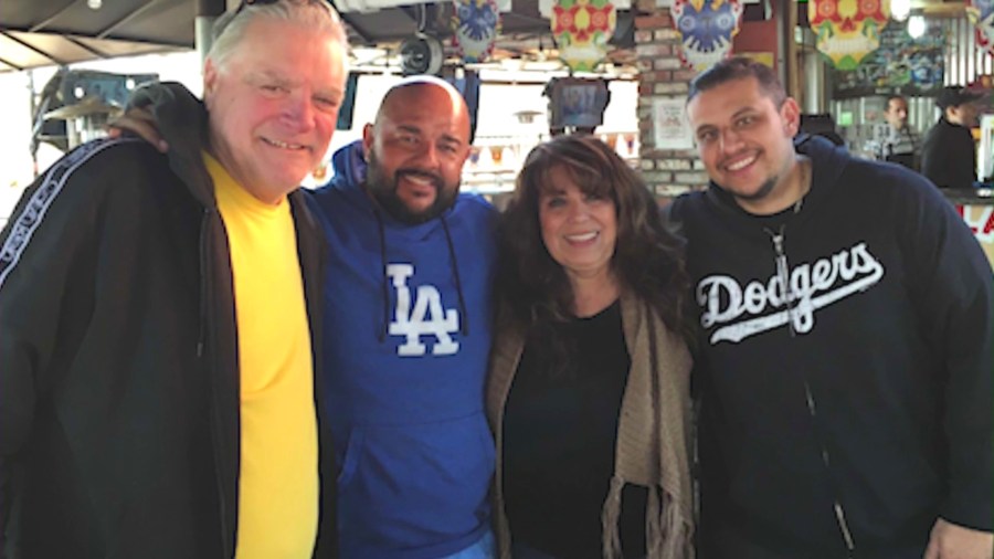 Christian Barragan (on far right), is seen with loved ones in a family photo.