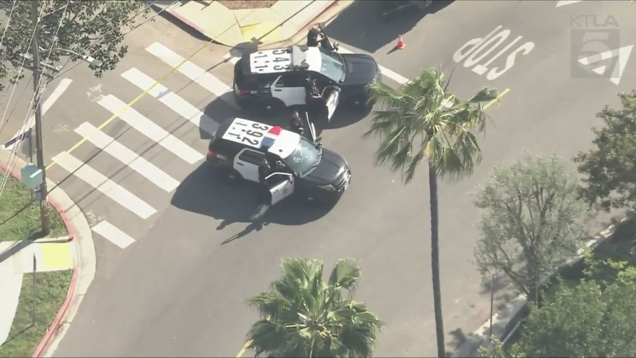 Eagle Rock crash and manhunt