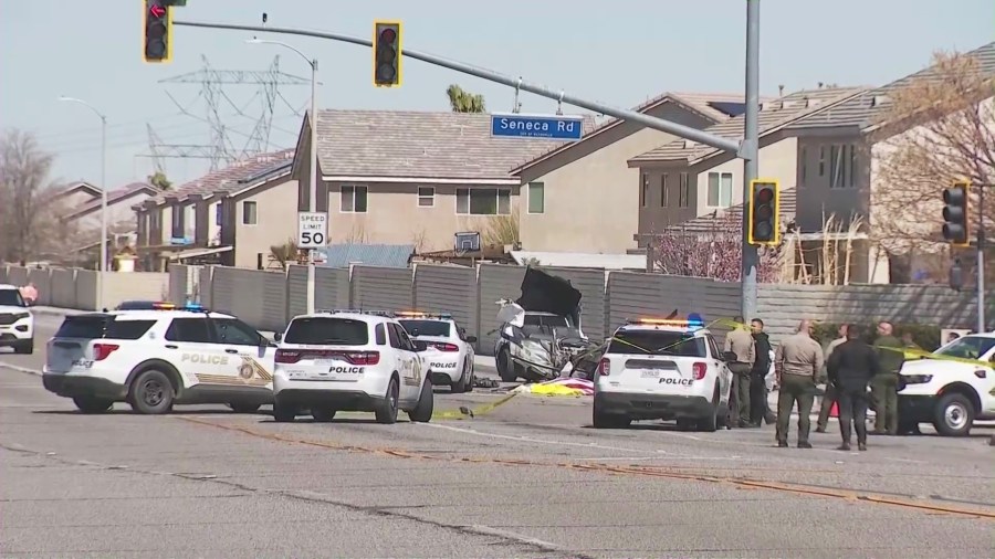 Hector Cuevas, Jr. was killed in a high-speed pursuit crash in Victorville on March 17, 2025. (KTLA)