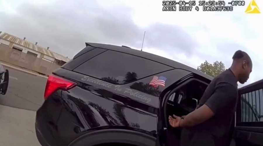 Two male suspects were taken into custody by Riverside County sheriff's deputies for ransacking an Ulta Beauty store in Corona on April 15, 2025. (Corona Police Department)