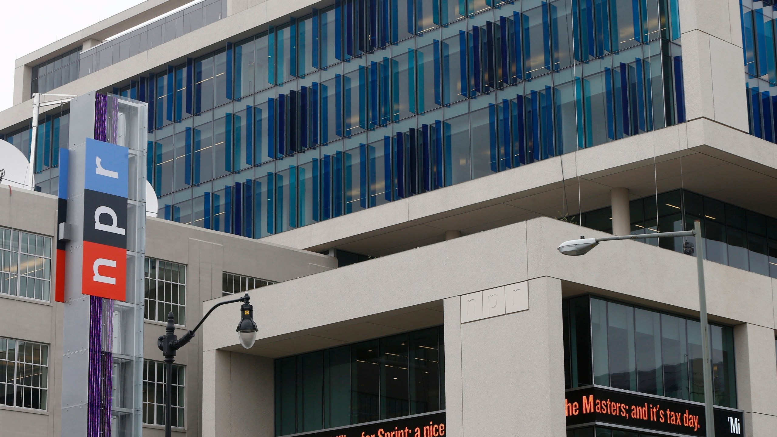 FILE - The headquarters for National Public Radio (NPR) is seen in Washington, April 15, 2013. AP Photo/Charles Dharapak, File)