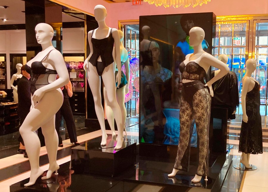 FILE - Mannequins are shown at the Victoria's Secret store in New York on Sept. 6, 2023. (AP Photo/Anne D'Innocenzio, File)
