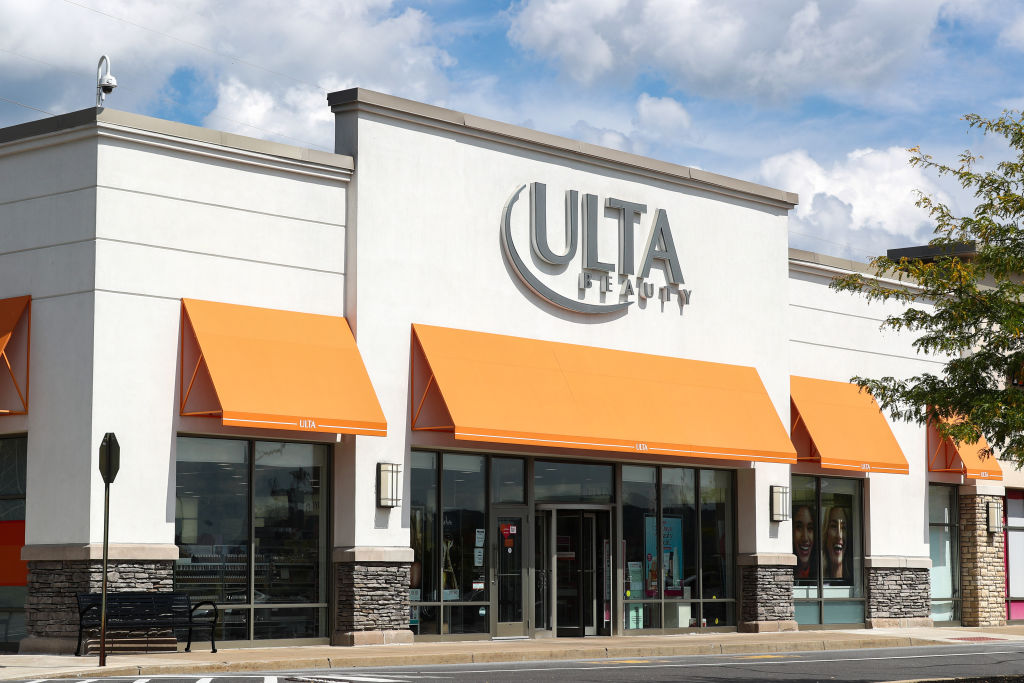 An exterior view of an Ulta Beauty store