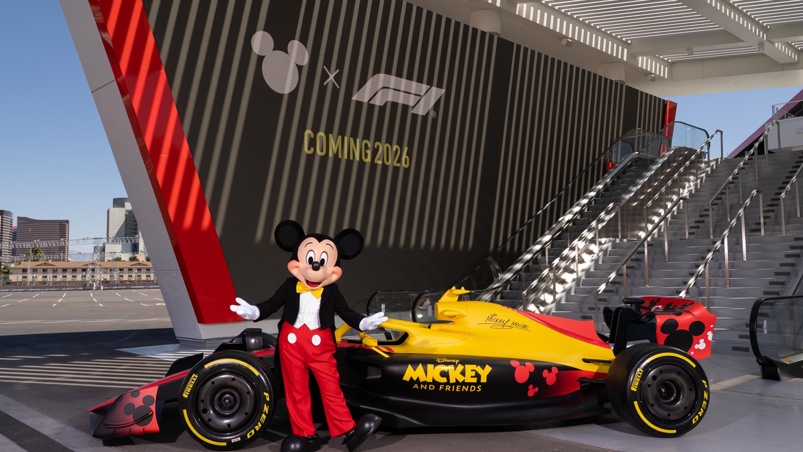 Mickey Mouse and F1
