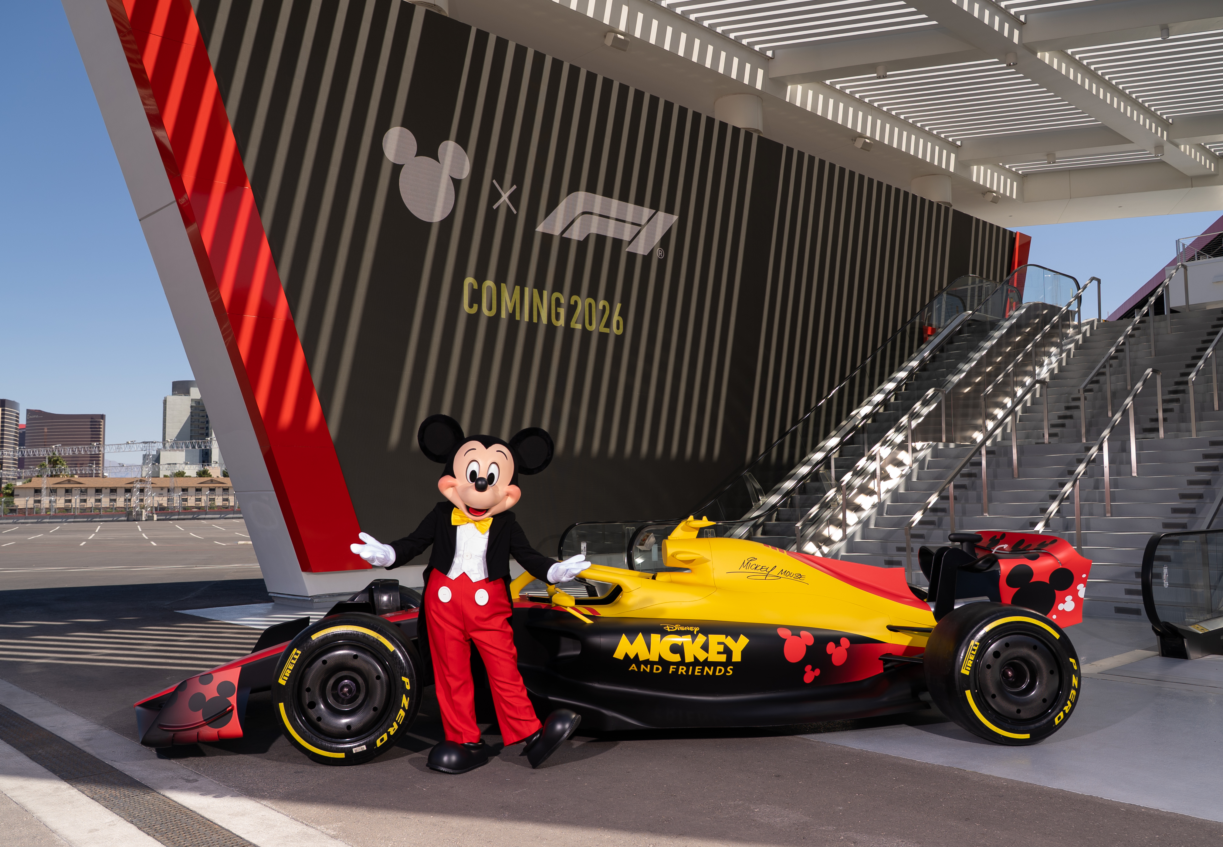 Mickey Mouse and F1