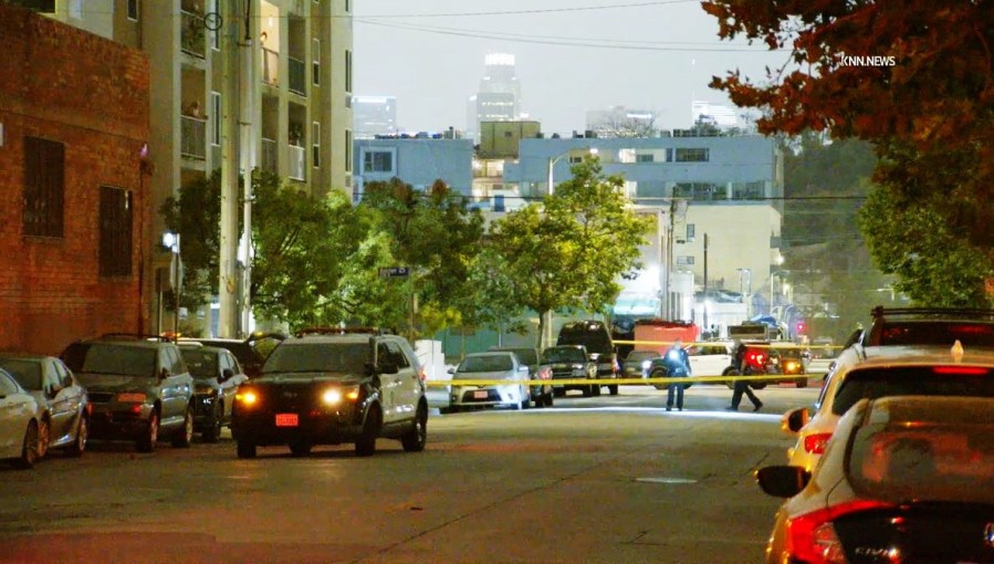 Two suspects fled on an electric scooter after shooting a man inside his car in the Lincoln Heights neighborhood on May 17, 2025. (KNN)