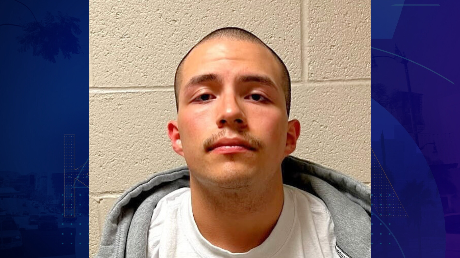 Allan Plata, 21, of Orange, is seen in a booking photo from the Orange Police Department.
