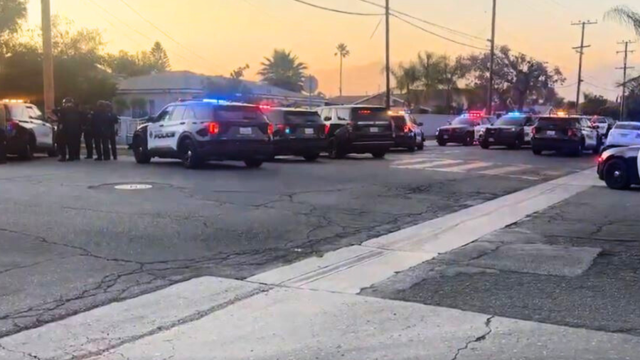 Two officers were hospitalized after being shot by a suspect in a Baldwin Park neighborhood on May 31, 2025. (Citizen)