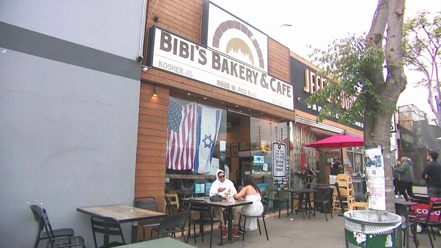 Bibi's Bakery and Cafe located at 8928 West Pico Blvd. in the Pico-Robertson neighborhood of Los Angeles. (KTLA)