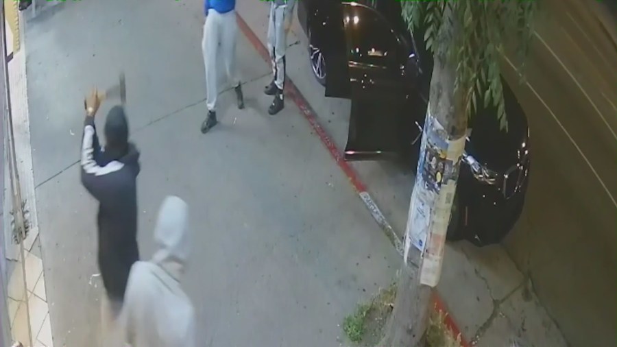 The front door was shattered during a break-in at Bibi's Bakery and Cafe on May 1, 2025. (Bibi's Bakery and Cafe)