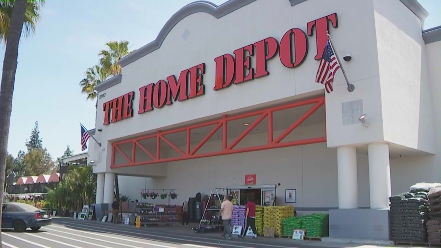 Home Depot store in Pomona, California.