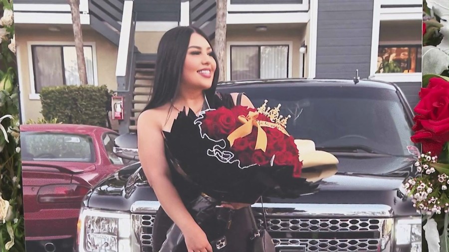 Angy Velasquez, 21, is seen in a photo provided by family.