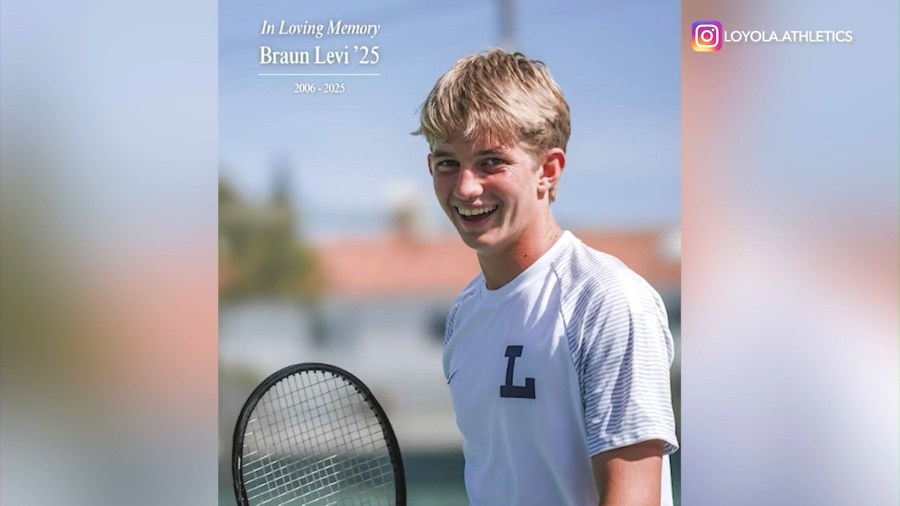 Braun Levi was a senior at Loyola High School who was a standout student and captain of the varsity tennis team. (Levi Family)