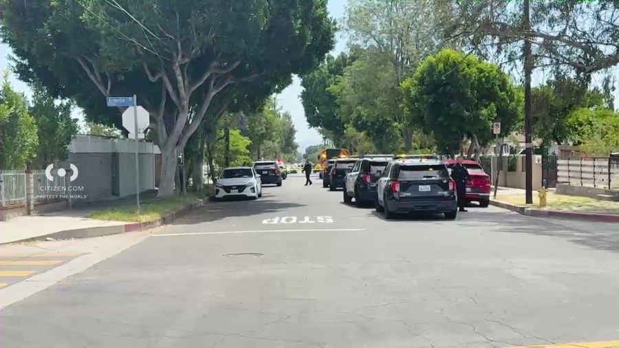 Two people were killed following a stabbing and an officer-involved shooting in North Hollywood on May 16, 2025. (Citizen)