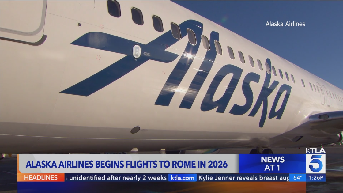 Alaska Airlines new Rome flights