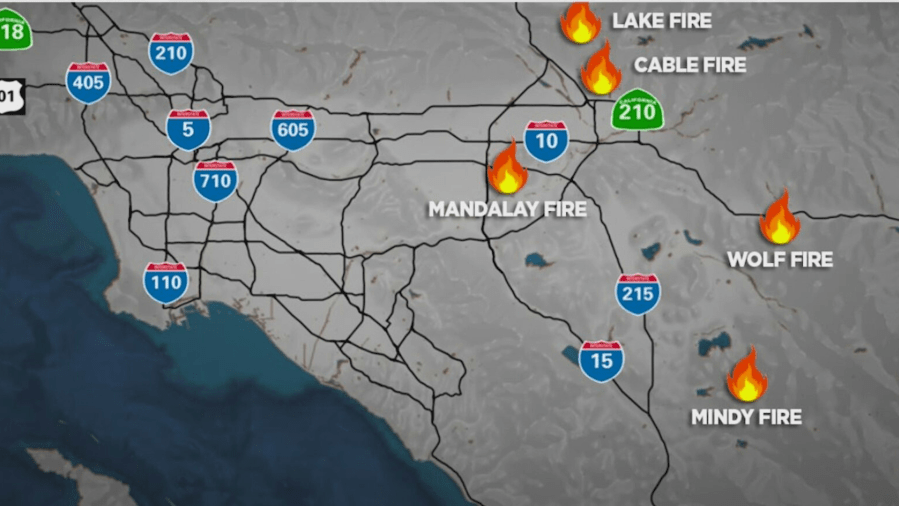 Inland Empire fires