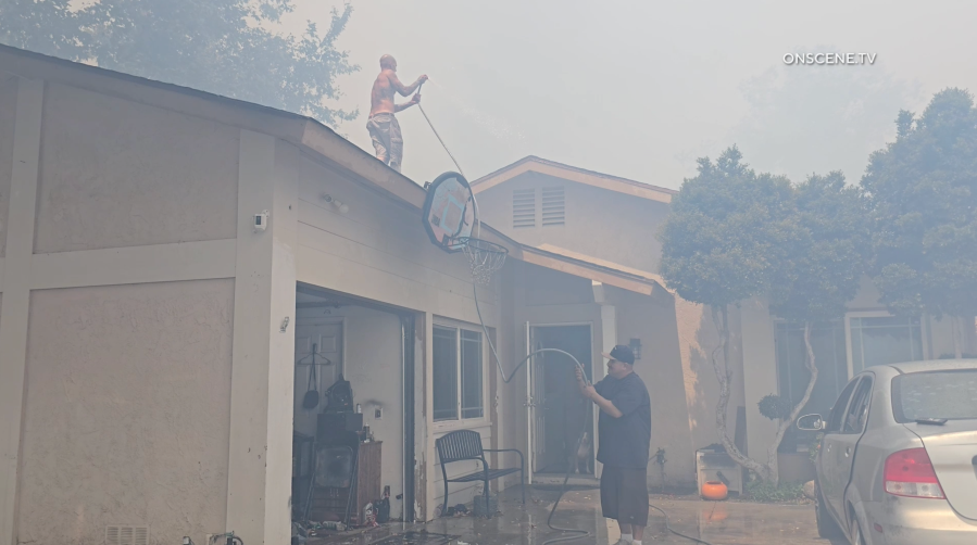 Mandalay Fire in Riverside County