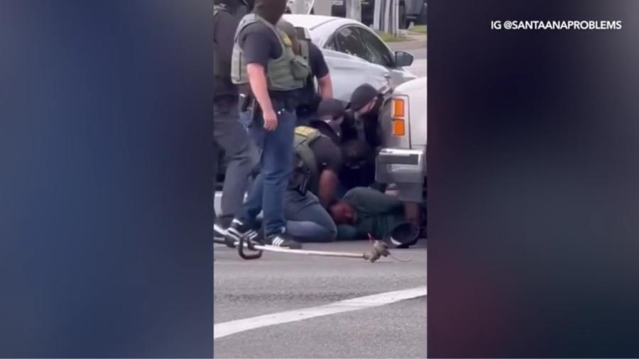 Santa Ana father detained