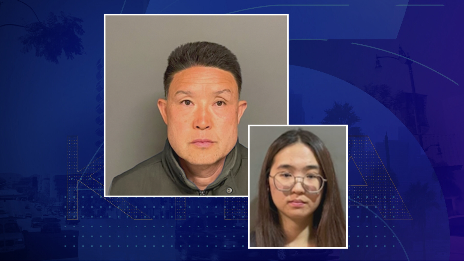 Kwong "Tony" Chun Sit, 53, of Irvine, and his girlfriend, Tingfeng Liu, 23, of Vista, were arrested on allegations of animal cruelty and destruction of evidence on June 19, 2025. (Orange County District Attorney's Office)
