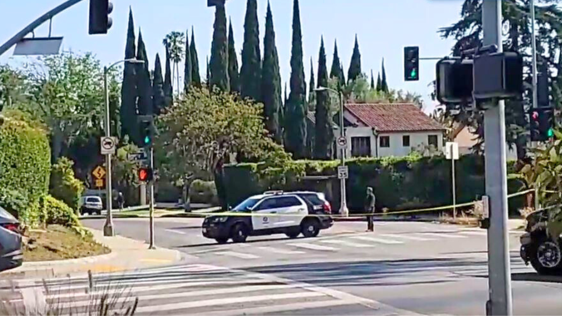 A suspect remains at large after a person was found stabbed to death in Hancock Park on June 11, 2025. (Citizen)