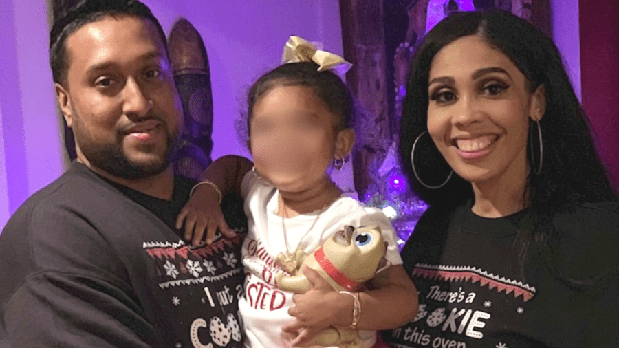 Moe Rahman is seen with his wife and their daughter. (Ashanti Minor)