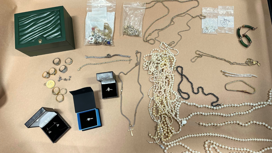 The Chilean burglary crew is accused of stealing over $3 million worth of jewelry, watches, cash and valuables from a Simi Valley jewelry store on May 25, 2025. (Ventura County District Attorney’s Office)
