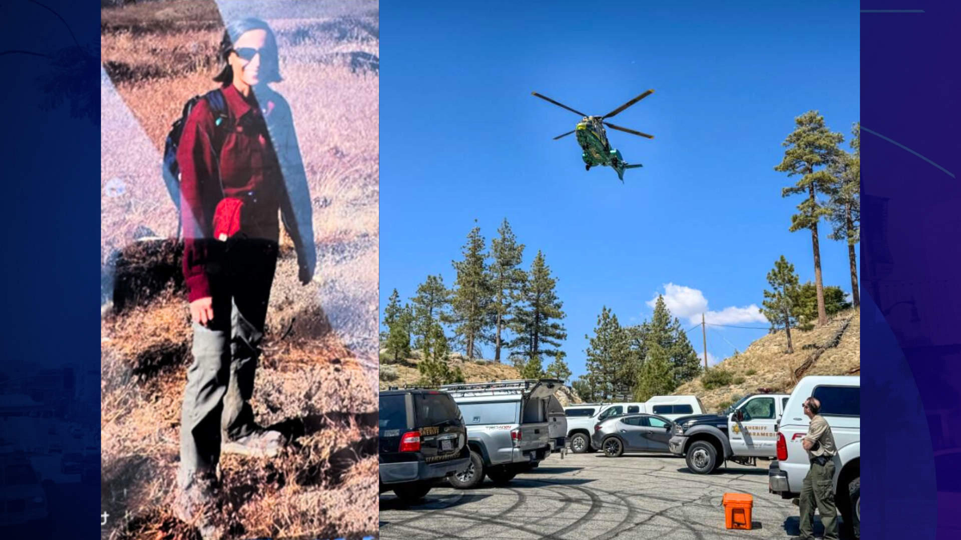Monica Reza, 60, was reported missing after setting out on a hike in Angeles National Forest on June 22, 2025. Search and rescue teams have been deployed on the ground and in the air. (Los Angeles County Sheriff’s Department)