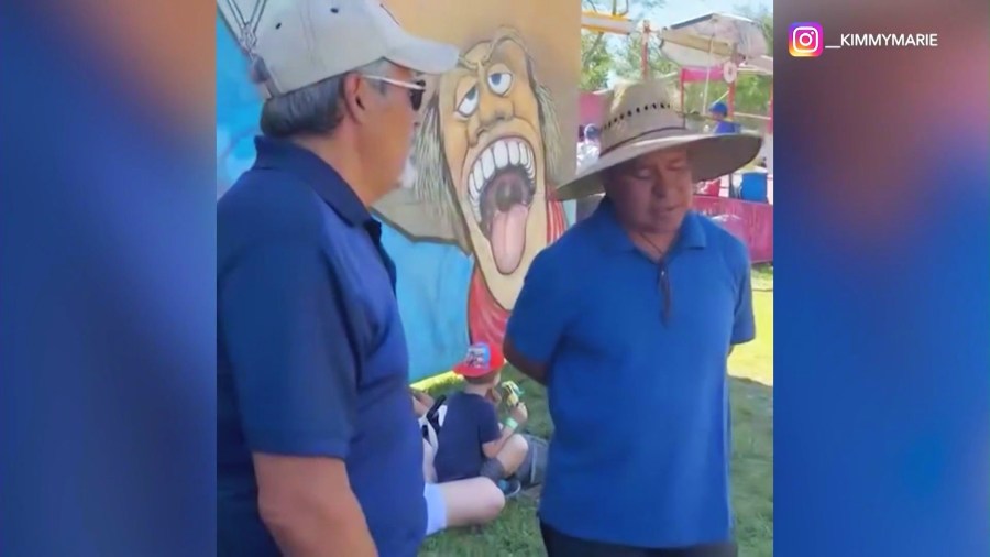 Ambrocio Lozano has been selling ice cream in Culver City for nearly 20 years and is a beloved fixture in the community. (@_kimmymarie)