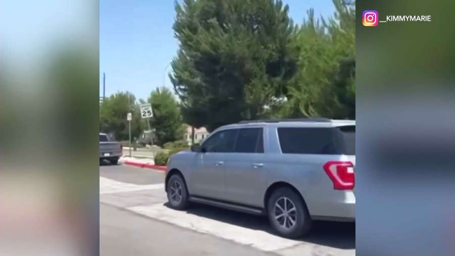 Ambrocio Lozano was taken away in Culver City by masked federal immigration agents and placed into an unmarked SUV on June 23, 2025. (@_kimmymarie)