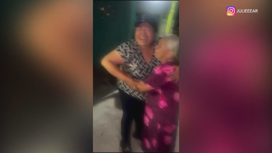 Regina reunited with her mother in Mexico, marking the first time they've been together in 22 years. (@julieeear)