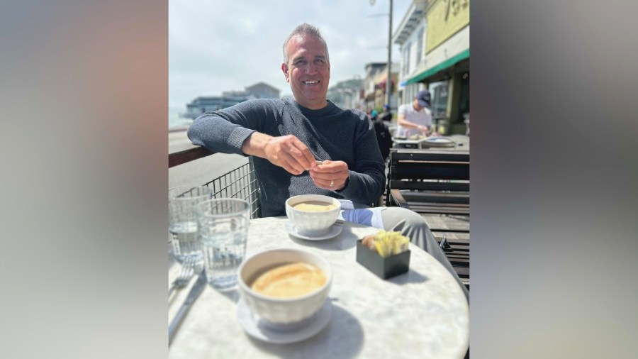 Alex Olmedo II is seen in a family photo.