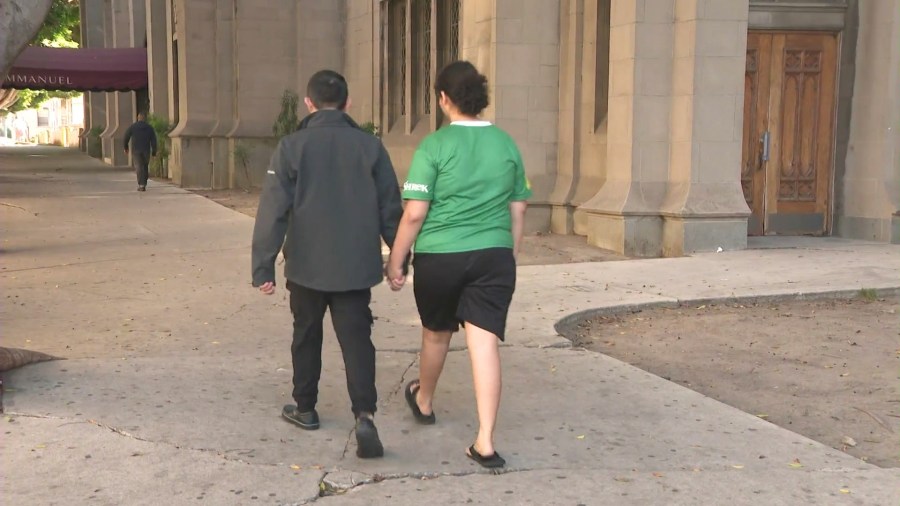 Hector and his eldest daughter remain in Southern California for now. Hector is working with an immigration attorney to review his options. (KTLA)