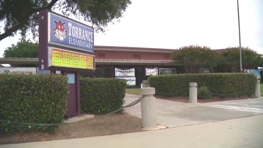 Torrance Elementary School in Torrance, California. (KTLA)