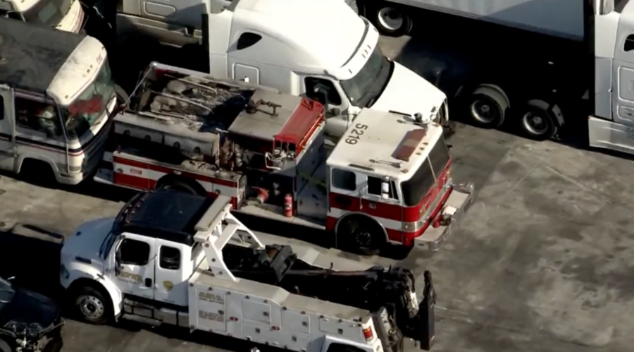 Brentwood fire truck raid