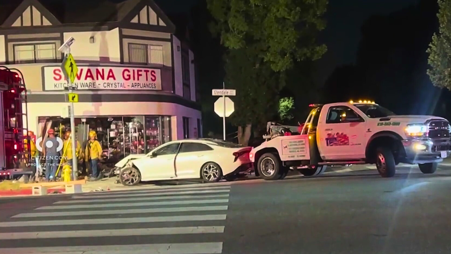 Glendale store crash