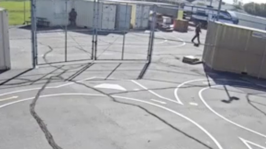 ICE agents urinating on school grounds