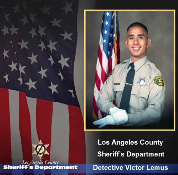 Detective Victor Lemus with the Los Angeles County Sheriff's Department.
