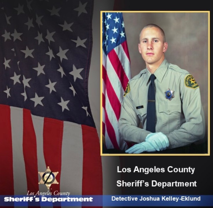 Detective Joshua Kelley-Eklund with the Los Angeles County Sheriff's Department.