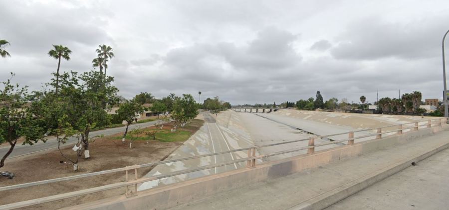The Santa Ana Riverbed Trail in Santa Ana, California. (Google Maps)