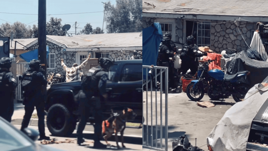 Following an hours-long SWAT standoff, Jerry Lopez, 48, of Santa Ana, was arrested in connection with a deadly shooting on July 30, 2025. (Santa Ana Police Department)