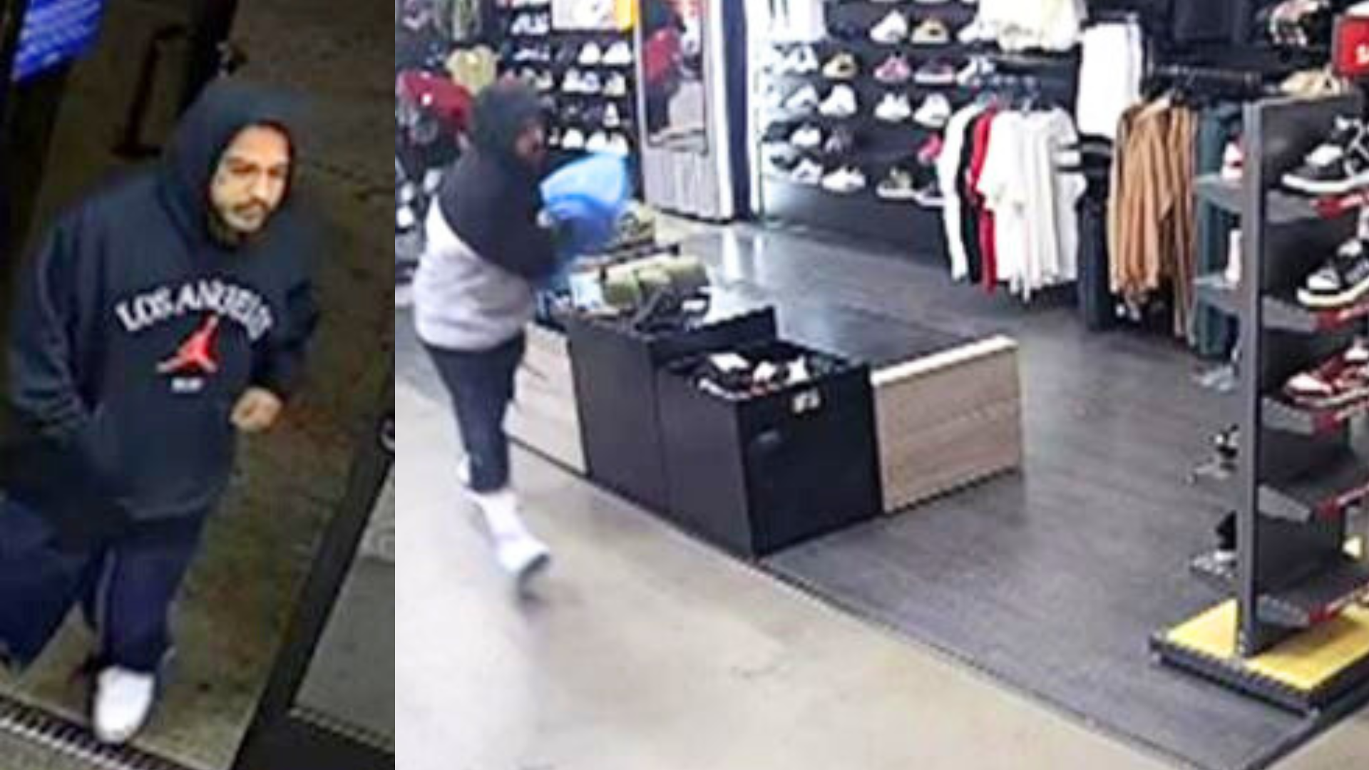 Henry Rivera, 23, of Compton, was arrested for a series of retail thefts targeting shoe stores across Los Angeles County. (Los Angeles Police Department)