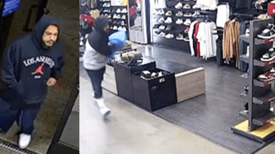 Henry Rivera, 23, of Compton, was arrested for a series of retail thefts targeting shoe stores across Los Angeles County. (Los Angeles Police Department)